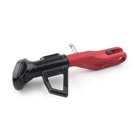Adjustable Motorcycle Aluminum Foot Side Support Stand Kickstand Universal Red - Picture 4 of 10