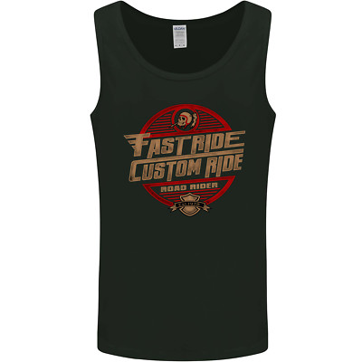 Schnell Ride Cafe Racer Chopper Biker Motorrad Herren Tanktop