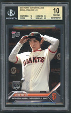 2023 TOPPS NOW OFFSEASON JUNG HOO LEE #OS-24 ROOKIE RC GIANTS BGS 10 PRISTINE