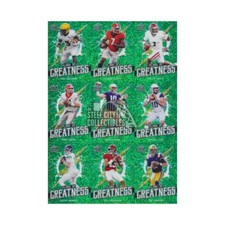 2020 Leaf Flash of Greatness 18-Card Football Green Set (#/20)