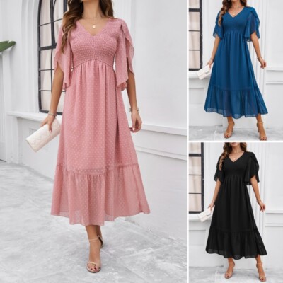 cutecumber maxi dress Pink Cutecumber Maxi Dress Pink Ruched Maxi Dress With Lace-Up Back 11012