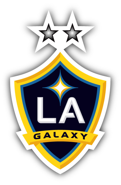 Wincraft LA Galaxy Soccer Decal - 8x8 Inch Perfect Cut Color Team Logo Sticker