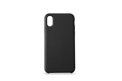KMP Silikon Case Samt Schutzhülle Handyhülle für Apple IPhone X Black Protective