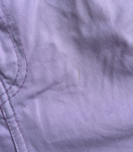 Preciosos Pantalones Cortos de Denim Rosa Claro Bolso de Papel Elástico Cintura Alta Talla 6 H&M - Imagen 10 de 10