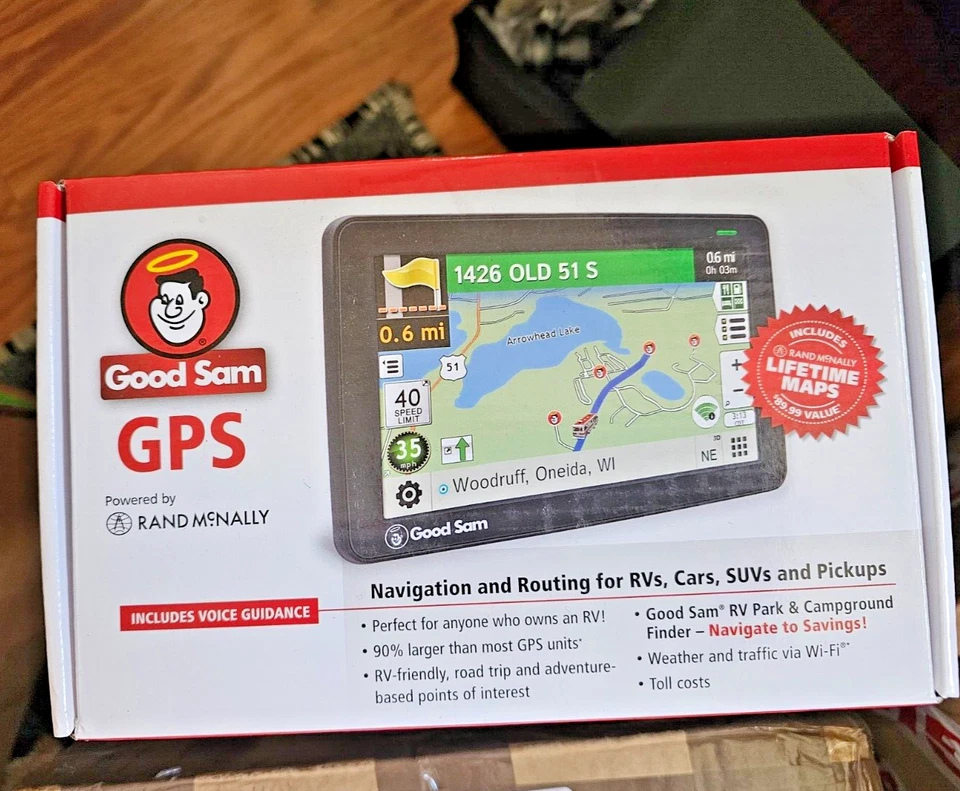 RAND MCNALLY RVND-7735 GOOD SAM RV GPS Navigation