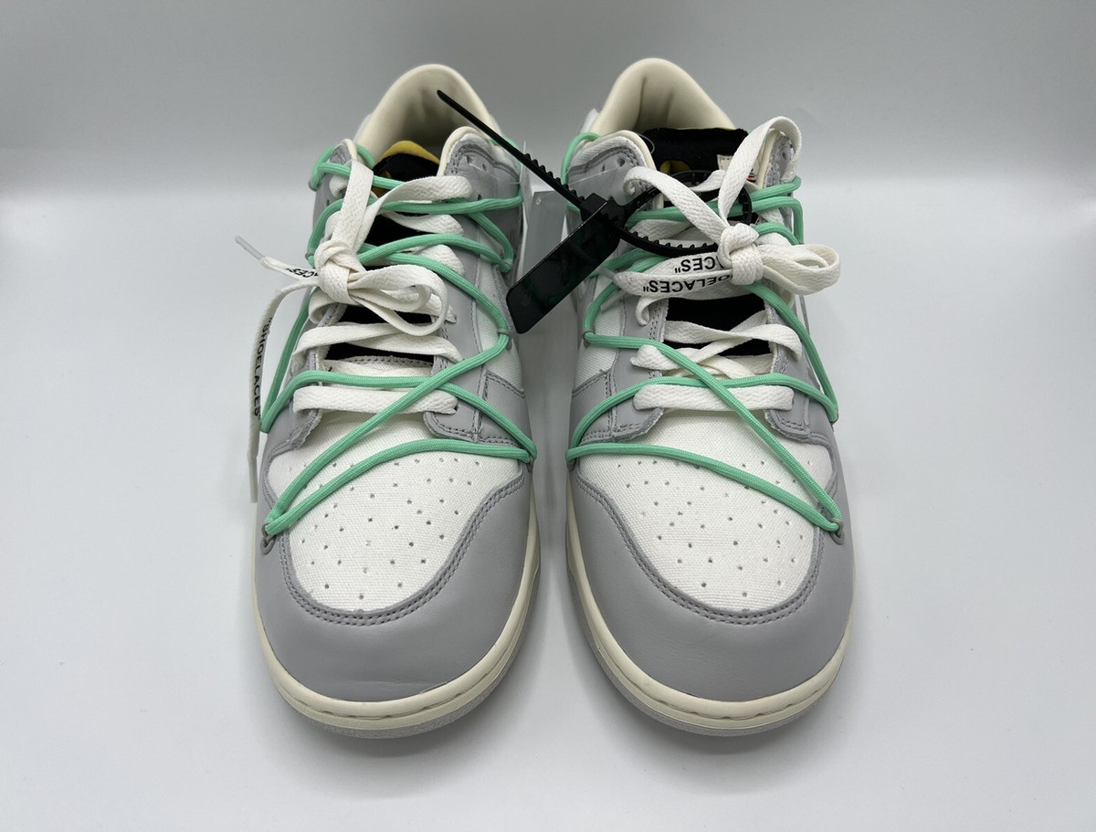 Off-White×NikeDunkLow\"Sail/NeutralGray\" Nike Dunk Low Off-White 'Lot 04 Of 50' Sail/Neutral Grey