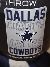 DALLAS COWBOYS NFL SILK TOUCH THROW BLANKET 45" X 60" BRAND NEW!