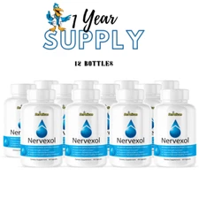 Nervexol- Nerve Support- 12 Bottles- 720 Capsules