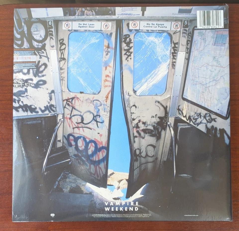 VAMPIRE WEEKEND – ONLY GOD WAS ABOVE US - LIMITED EDITION SILVER VINYL LP - Z22 - Image 2 of 2