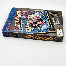 Freedom Force (Nintendo NES) - Box & Game - Ex-Rental