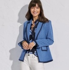 Cabi New NWT Scholarship Blazer 6027 Blue  Navy XS - XL Was 208