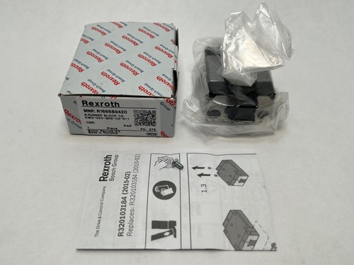 Rexroth R166689420 Linear Bearing Block R-166-689-420 KWD-020-SKS-C0-N-1