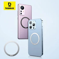 Baseus For Mag safe Magnetic Ring For iPhone 14 13 Pro Android Metal Plate Rings