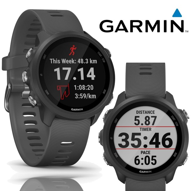 Garmin Forerunner 245 GPS Running Watch Slate Grey for sale online eBay