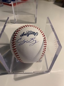 cody bellinger autographed baseball