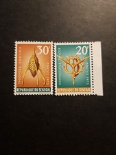 SENEGAL STAMP FISH AND RADIOLAIRS N&deg;392/393 NEW ** MNH 1973