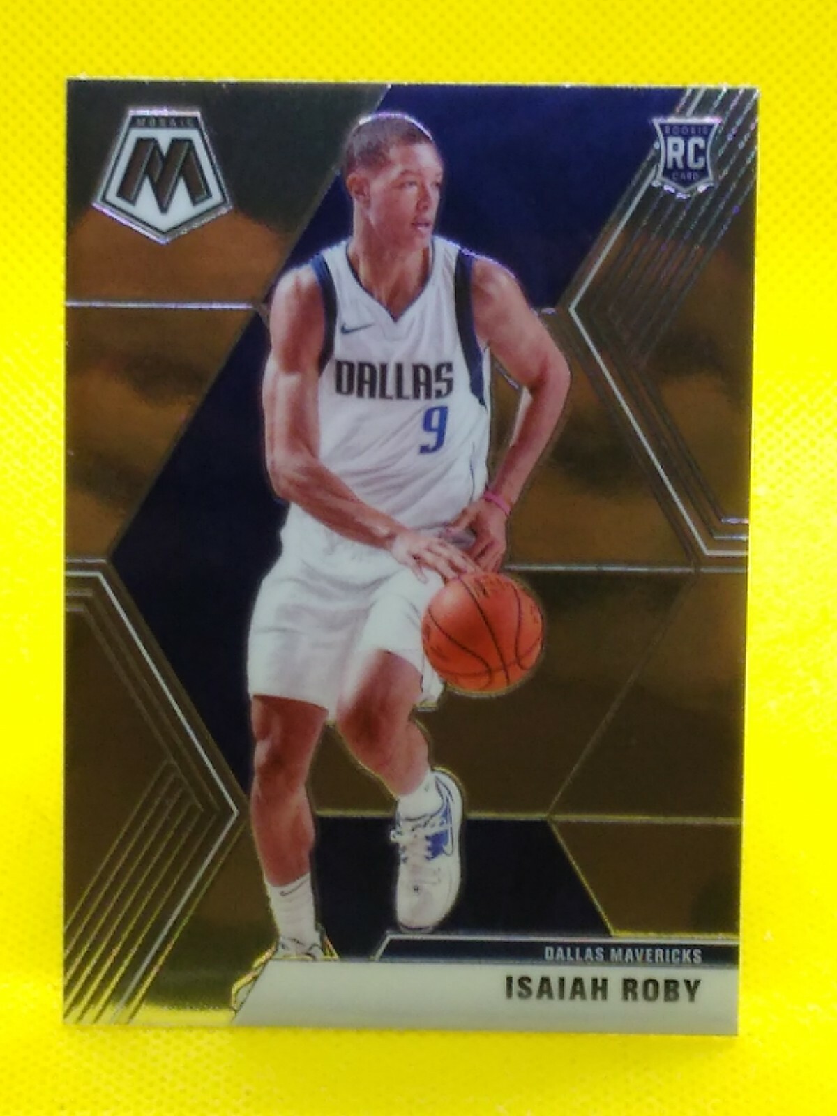 Isaiah Roby 2019-20 Mosaic ROOKIE #232 Dallas Mavericks Nebraska Cornhuskers