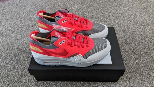 Nike X Clot Air Max 1 'Kiss Of Death' Solar Red size UK 6.5 | US 7.5 | eBay
