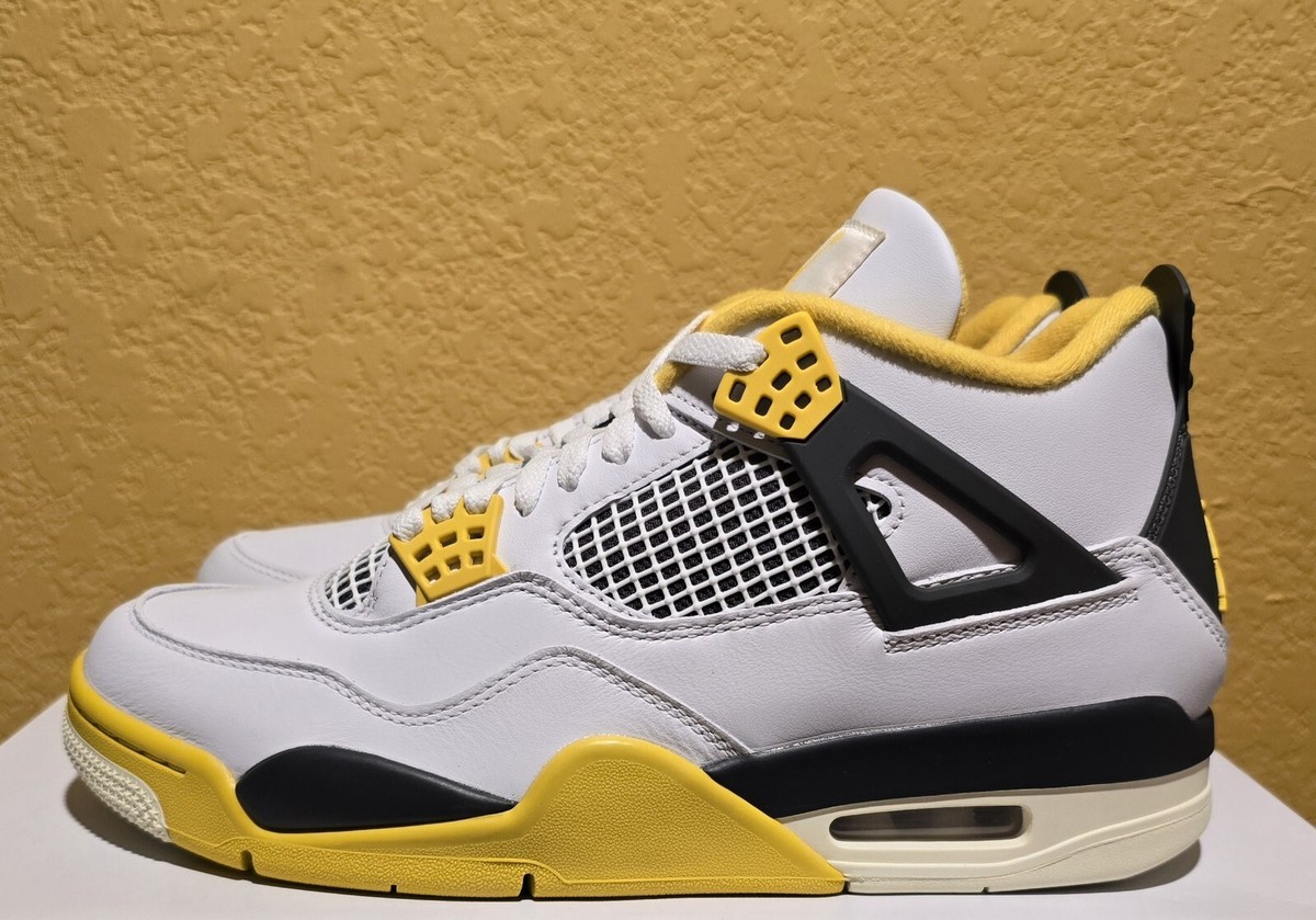 Size various - unisex Air Jordan 4 Retro Vivid Sulfur WIn-hand Ship Aq9129-101 $_57.JPG?set_id=880000500F main image 4