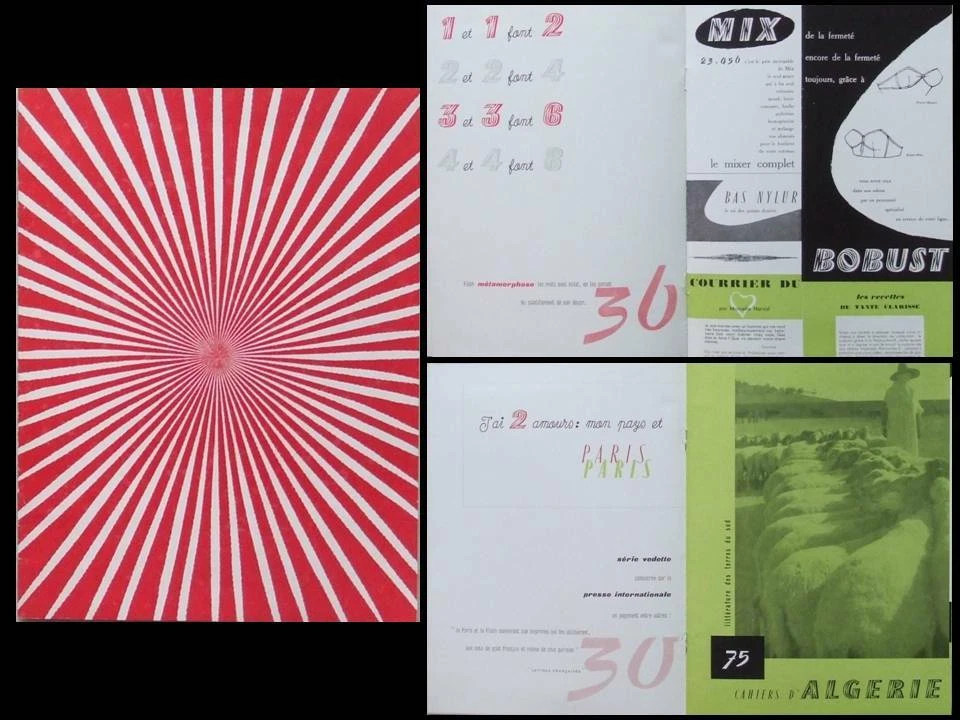 TYPOGRAPHIE "FLASH"- 1953 - FONDERIE TYPOGRAPHIQUE FRANCAISE, CROUS VIDAL - Photo 1/1