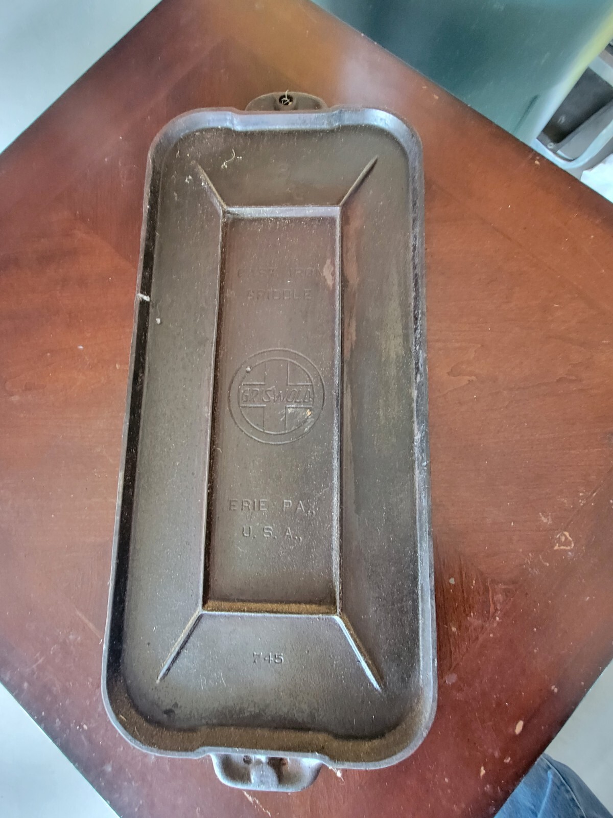 Griswold "Erie" No.8 Cast Iron Griddle 745 eBay