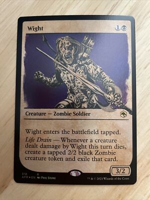 MTG Wight Adventures in the Forgotten Realms #316 Showcase FOIL Rare NM/M |  eBay