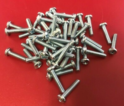 92005A228 MACHINE SCREW M4-0.7 X 20 X 20 PAN HEAD PHILIPS DRIVE (51PCS)