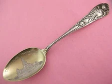 Sterling SHEPARD Souvenir Spoon COURT HOUSE Huntington West Virginia WV