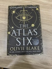 The Atlas Six by Olivie Blake SIGNED Waterstons FREE EXPRESS SHIPPING