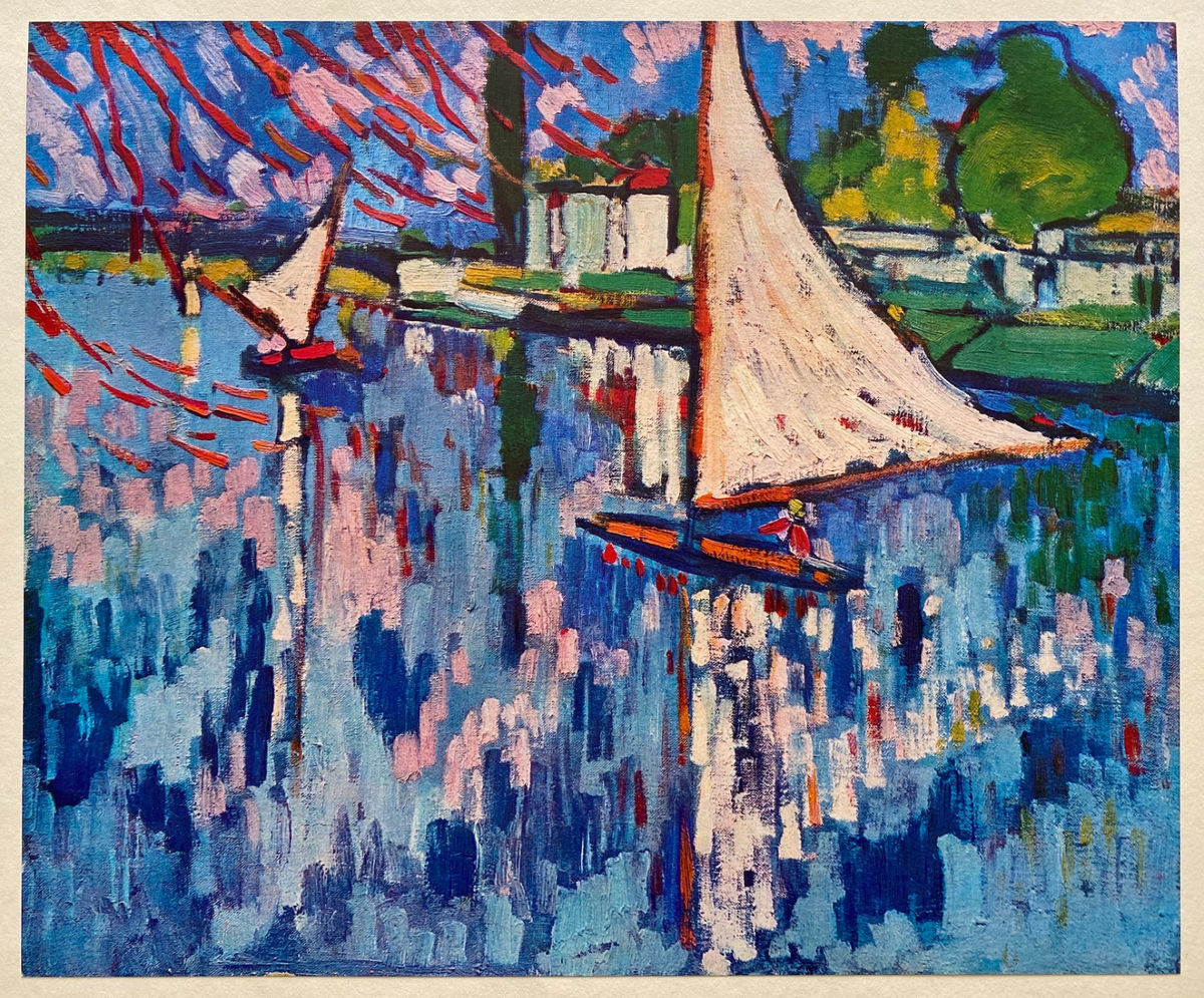 Maurice de Vlaminck、PENICHE、海外版超希少レゾネ MAURICE DE VLAMINCK RARE 1949 FAUVISM FINE ART LITHOGRAPH PRINT
