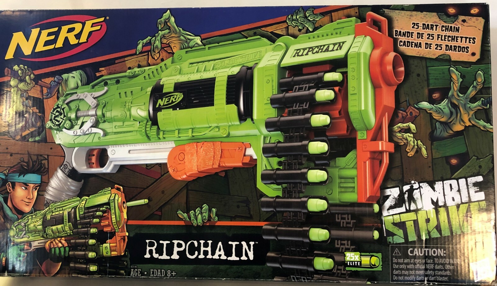 pistola nerf ripchain