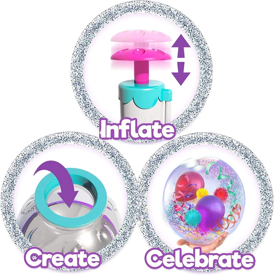 Kit para hacer globos de peluche Stuffaloons Deluxe mini globos decorativos brillantes Foto 3 de 4