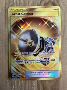 Great Catcher 264/236 Gold - Cosmic Eclipse - Pokemon TCG - NM