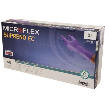 Microflex SU-690-M - Supreno SE PF Ntrl LF Glove Blue Medium 100/BX, 10 Microflex SU-690-M - Supreno SE PF Ntrl LF Glove Blue Medium 100/BX, 10