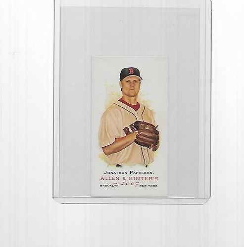 Jonathan Papelbon [Mini Allen & Ginter Back] #37 2007 Topps Allen & Ginter card