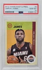 2012 Panini Past & Present LeBRON JAMES CARD PSA 10 GEM MT