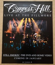 CYPRESS HILL Rare VINTAGE 2000 PROMO POSTER for Live CD 24x30 NEVER DISPLAYED
