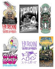 Heroin Skateboards Teggxas Stickers - Sold Se...