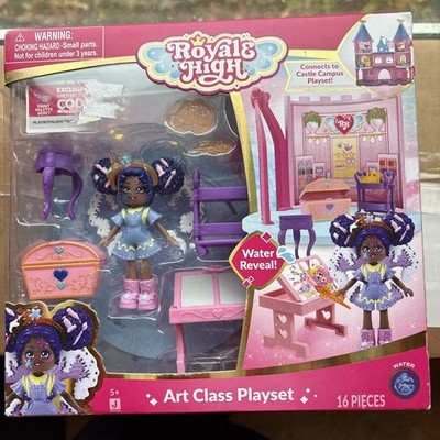 Royale High Art Class Playset Doll Connects to Castle + Online Code NEW
