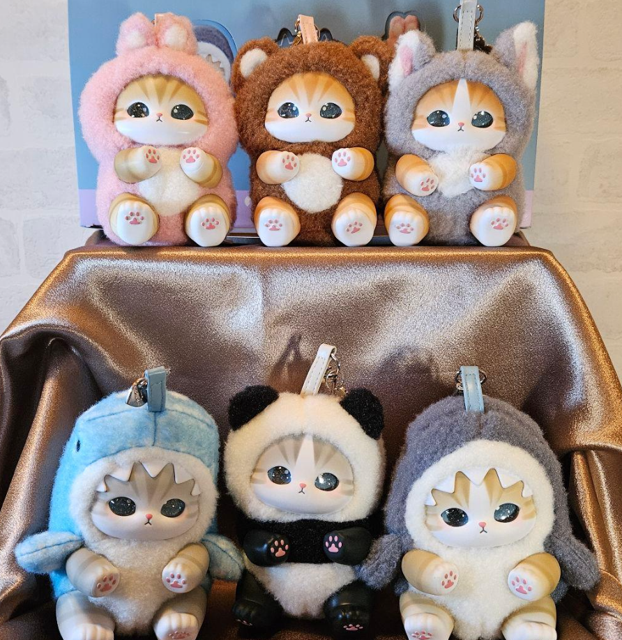 MINISO mofusand Kiramekko Fluffy Kittens Series Vinyl Plush Blind