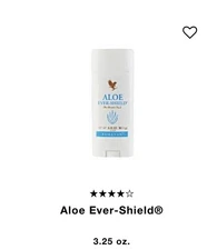 4~Forever Living ALOE Ever-Shield DEODORANT Stick ~ Aluminum Free ~ Exp. 2028
