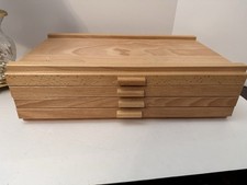 7 Elements Wooden Art Supply Organizer