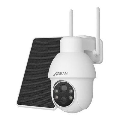 ANRAN 8MP Wireless Security Camera Solar Battery Powered 360° View WIFI Outdoor