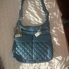 travelon crossbody anti theft Teal travel bag RFID blocking