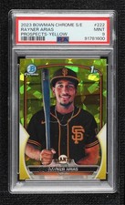 2023 Bowman Chrome Sapphire Prospects Yellow /50 Rayner Arias PSA 9 MINT 17t0