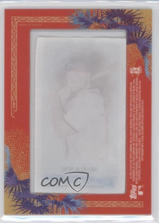 2010 Topps Allen & Ginter's Framed Silk Mini /10 Brian McCann #226 - Image 2 of 2