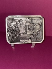 1985 Limited Edition First Case IH A Fresh Team For Today  s Farmer Belt Buckle