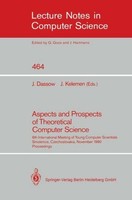 Aspects And Prospects Of Theoretical Computer Science JüRgen Dassow