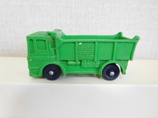 Scandinavian Tomte Laerdal/Galanite 1/43 Vinyl Rubber  - Leyland Tipper In Green