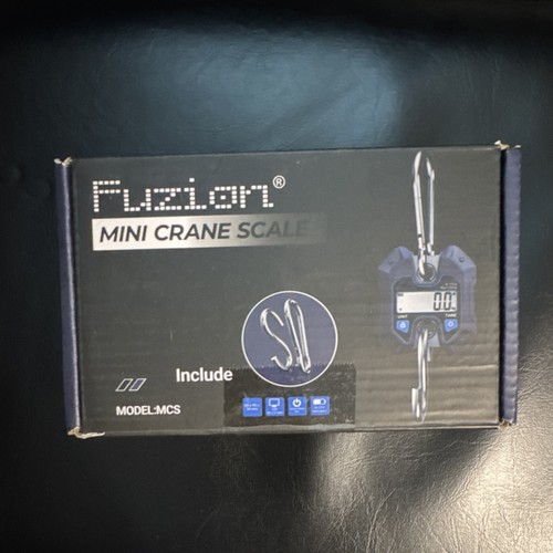 Fuzion Mini Kran Digitale Hängewaage mit S-Haken & AAA-Batterien 440lb/200kg - Bild 1 von 2